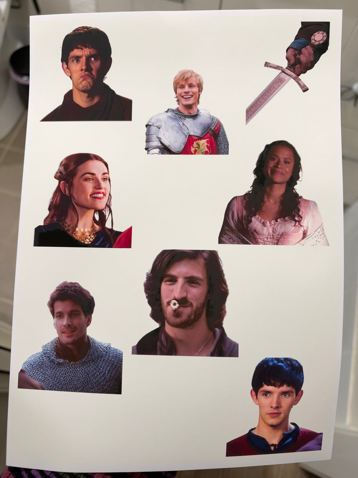 BBC Merlin Stickers