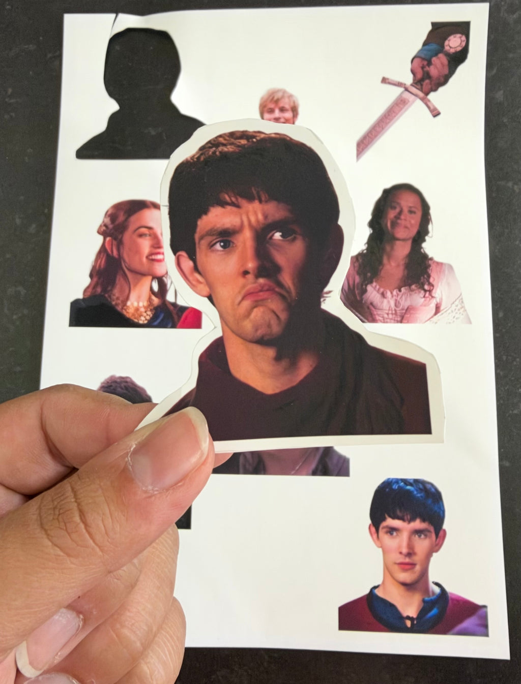 BBC Merlin Stickers