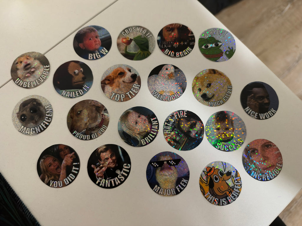 Meme Reward Stickers